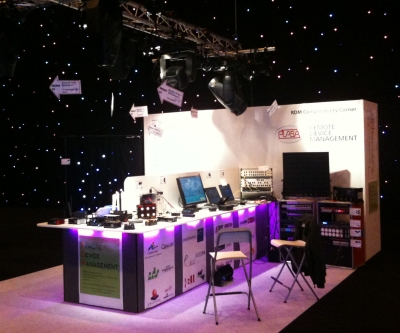 The RDM Connectivity stand at PLASA